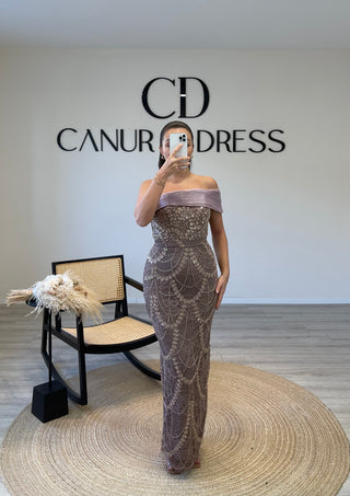 Taupe/Rosa
